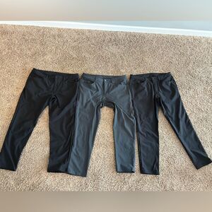 Lululemon ABC Pants Size 35 waist inseam 28 lot of three